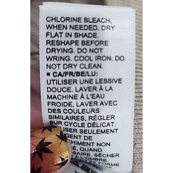 The Drop Sweater Pants Catalina Pull-On Rib Flare Beige NWOT Women's Large - Picture 10 of 10